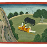 JAMBAVAN KILLS A LION AND OBTAINS THE SYAMANTAKA JEWEL - photo 1