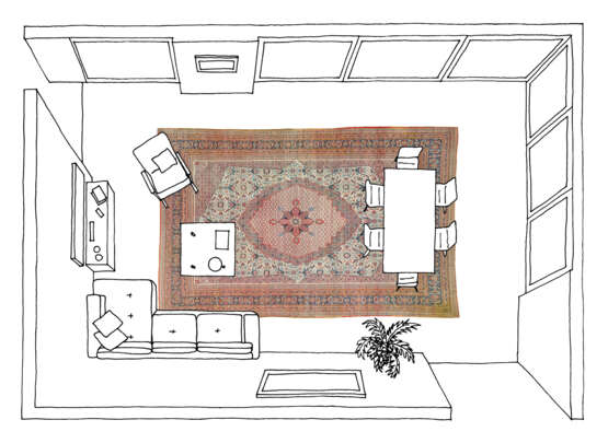 A LARGE TABRIZ CARPET - Foto 7