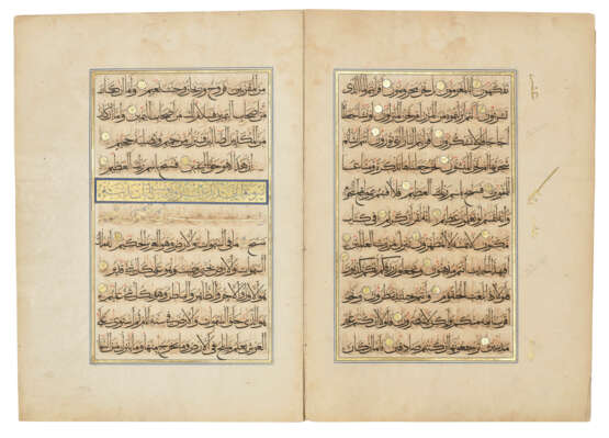 A SECTION FROM A LARGE QUR`AN - photo 1