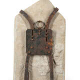 A RARE LUSTRE AND COBALT-BLUE POTTERY TOMBSTONE - photo 2