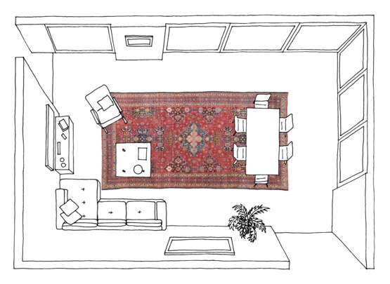 A LARGE BIJAR CARPET - photo 7