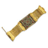 A GEM-SET AND ENAMELLED GOLD BRACELET - photo 2
