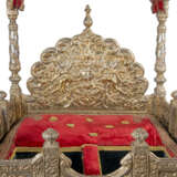 A PARCEL GILT SILVER CHARIOT AND HORSES - photo 6