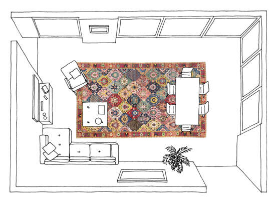 A LARGE PETAG TABRIZ CARPET - photo 7