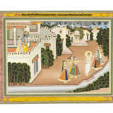 FOUR PAINTINGS FROM A KRISHNA LILA SERIES - фото 4