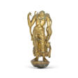 A RARE LARGE GILT-BRONZE FIGURE OF A BODHISATTVA - Auction prices