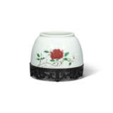 A RARE ENAMELLED AND COPPER-RED DECORATED WATER POT, MATIZUN - photo 1