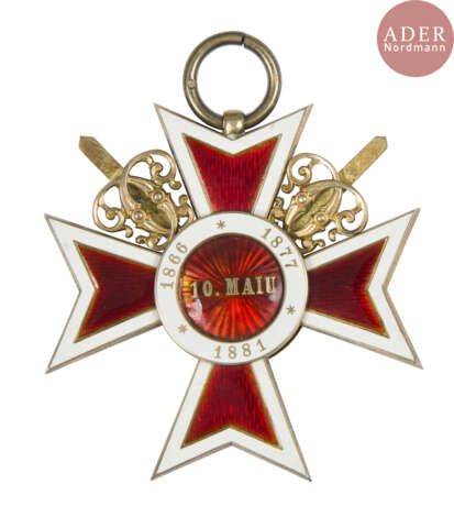 Roumanie. Ordre de la Couronne (créé en 1881, 1er type). - Foto 2
