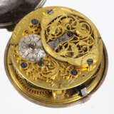 silberne Spindel Taschenuhr um 1730/50 - фото 4
