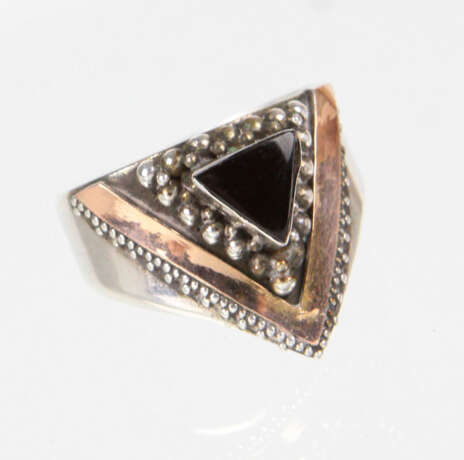 Ring mit Onyx - Silber 925 - Foto 1