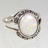 Opal Ring mit Markasiten - photo 1