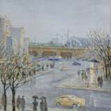 Гуашь. Рига. В.Д.Медведев. Wash and watercolor on paper 20th century г. - фото 2