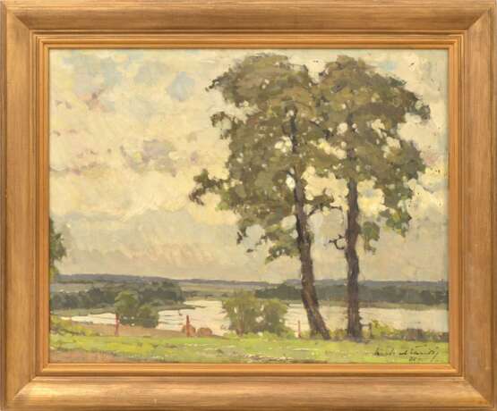Landscape with trees Early 20th century - photo 1
