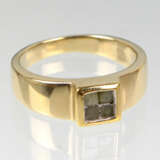 Ring mit Rohdiamant - Foto 1