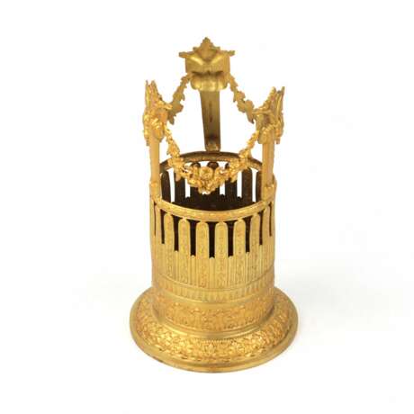 Wine rack Louis XVI style Gold-plated metal 19th century - photo 3