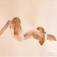 Serhiy Reznichenko, Croquis de nu &agrave; l&amp;39;aquarelle, 21e si&egrave;cle - Kauf mit einem Klick