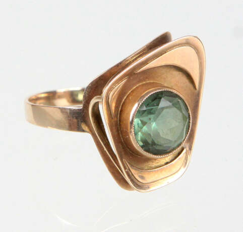 Ring mit Turmalin Spinell - Gelbgold 333 - фото 1