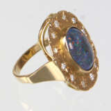Opal Brillant Ring - Gelbgold 585 - фото 2
