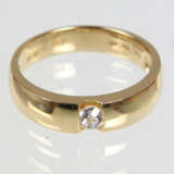 Diamant Solitär Ring - Gelbgold 585 - фото 1