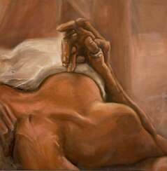  Meryem Tayganskaya, Peinture de nu, Huile sur toile, 21e si&egrave;cle 