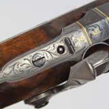 Paar Duell-Pistolen im Kasten um 1850 - Foto 5