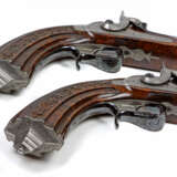 Paar Duell-Pistolen im Kasten um 1850 - Foto 6