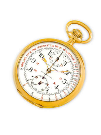 ANON, SINGLE BUTTON CHRONOGRAPH POCKET WATCH - photo 3