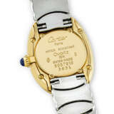 CARTIER, STEEL AND GOLD BAIGNOIRE BRACELET WATCH - Foto 3