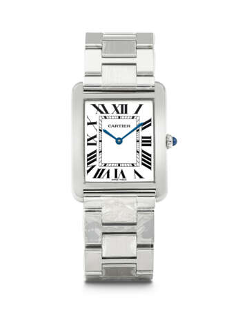 CARTIER, STAINLESS STEEL TANK WITH BRACELET - Foto 1