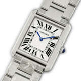 CARTIER, STAINLESS STEEL TANK WITH BRACELET - Foto 2