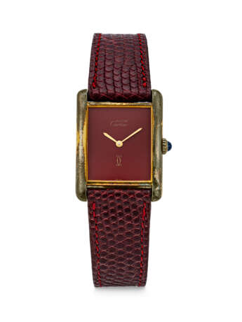 CARTIER, SILVER GOLD PLATED TANK MUST DE CARTIER - Foto 1