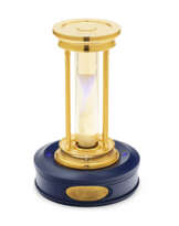 DE BEERS, BRASS AND DIAMOND HOUR GLASS TIMER