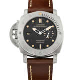 PANERAI, REF. PAM00569, LIMITED EDITION OF 1000 PIECES, LUMINOR SUBMERSIBLE 1950 LEFT-HANDED 3 DAYS AUTOMATIC TITANIO - Foto 1