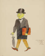 Aquarelles. George Grosz. Japaner (Figurine)