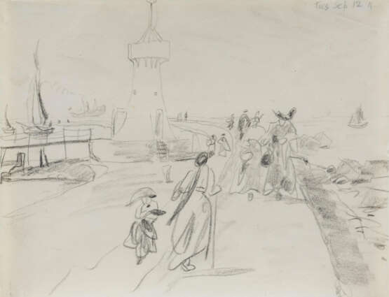 Lyonel Feininger. Mole von Swinemünde - photo 1