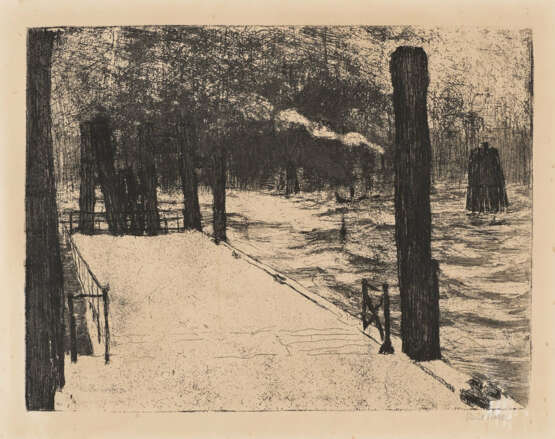Emil Nolde. Hamburg, Landungsbrücke - photo 1