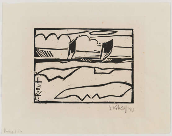 Karl Schmidt-Rottluff. Boote auf See - photo 2