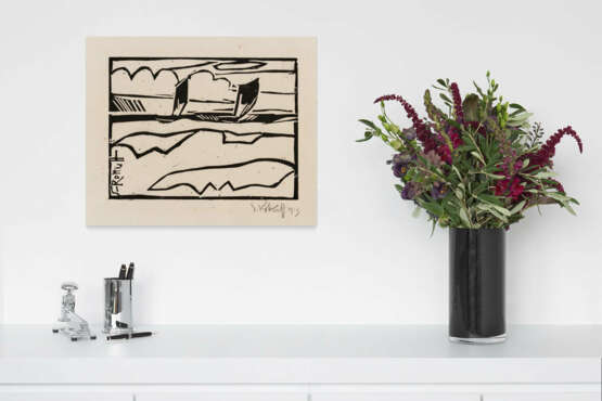 Karl Schmidt-Rottluff. Boote auf See - photo 4