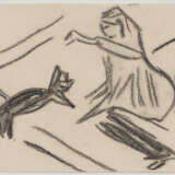 Ernst Ludwig Kirchner. Kleines Mädchen mit einer Katze spielend - photo 2