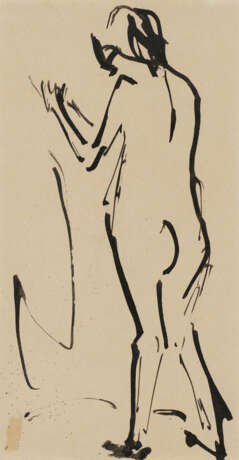 Ernst Ludwig Kirchner. Weiblicher Rückenakt - Foto 1