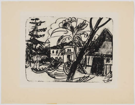 Ernst Ludwig Kirchner. Dänischer Hof mit Herrenhaus - photo 2