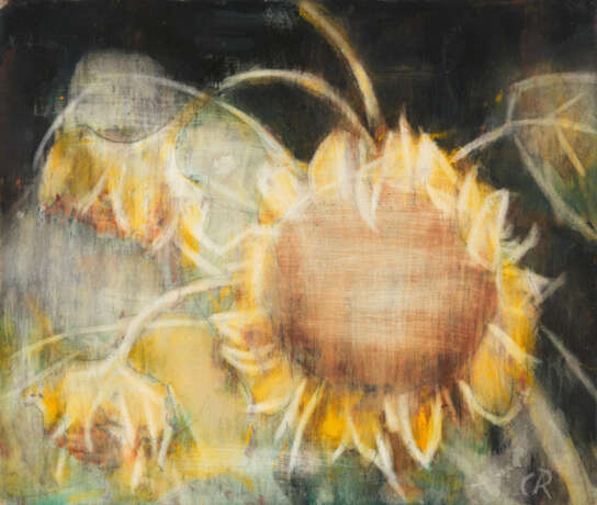 Christian Rohlfs. Sonnenblumen auf dunklem Grund - photo 1