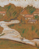 Otto Mueller. Dorf am Fluss