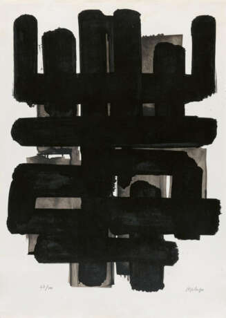 Pierre Soulages. Lithographie No. 3 - photo 1