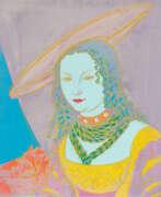 Акрил. Andy Warhol. Untitled (of Lucas Cranach the Elder.: Portrait of a Young Woman)