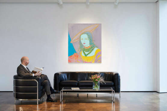 Andy Warhol. Ohne Titel (nach Lucas Cranach d. Ä.: Bildnis einer jungen Frau) - Foto 6