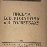 Розанов, В.В. Письма В.В. Розанова к Э. Голлербаху. - Foto 2