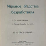 Зворыкин, Н.Н. Мировое бедствие безработицы: Его происхождение. Методы борьбы с ним / [Соч.] Н.Н. Зворыкина. - Foto 1