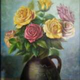 “A bouquet of roses” Canvas Oil paint Realist Still life 2001& - photo 1