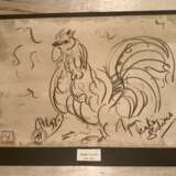 “Ayam Kate Sudino” by Affandi Affandi Art Affandi Koesoema (1907 - 1990) crayon on paper Crayon drawing Abstract Expressionism Animal Indonesia Modern Art (20th Century) 1975 - photo 1